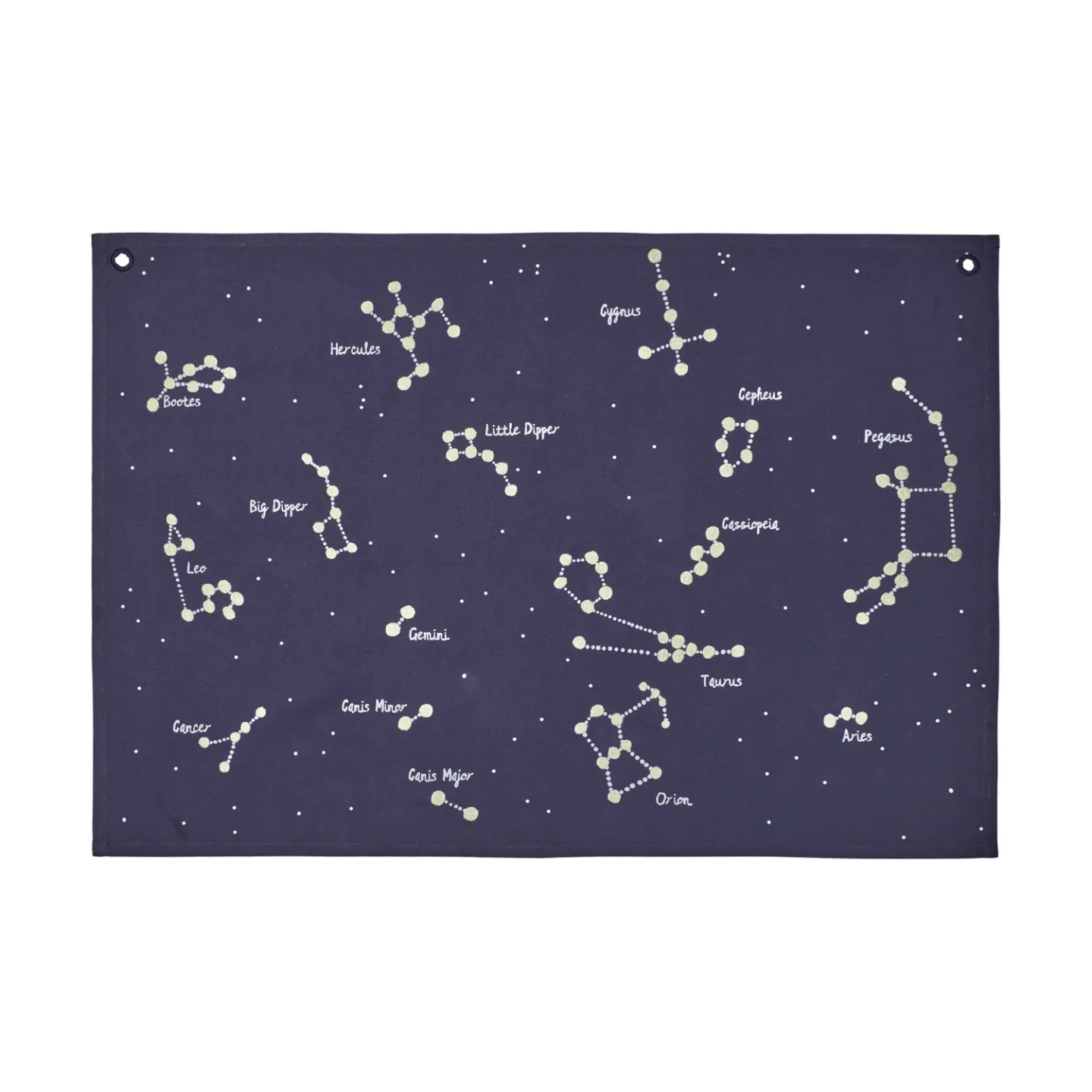 Ferm Living Constellation Textilkarte Dark blue, 70x100 cm