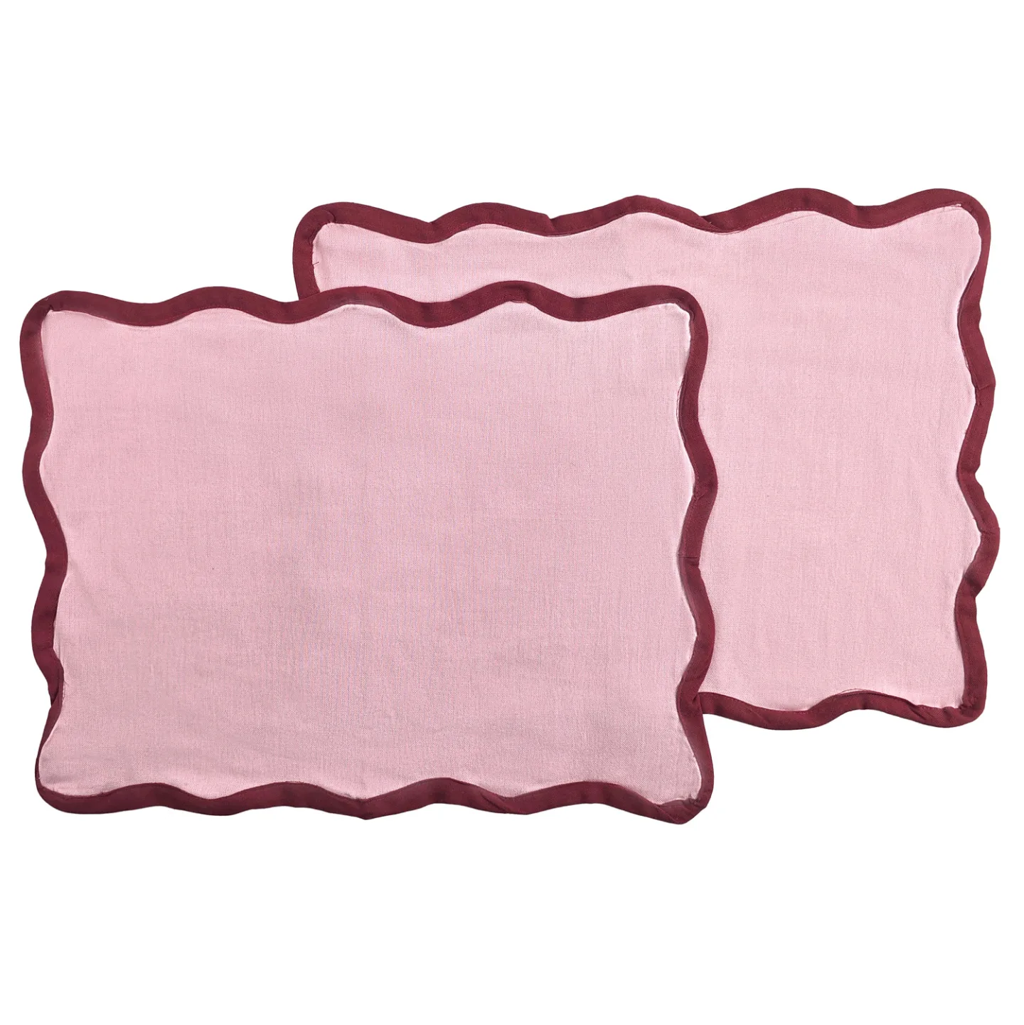 Bordbrikke 2-pakning - Yrsa (rosa) (Størrelse: 35 x 45 cm)