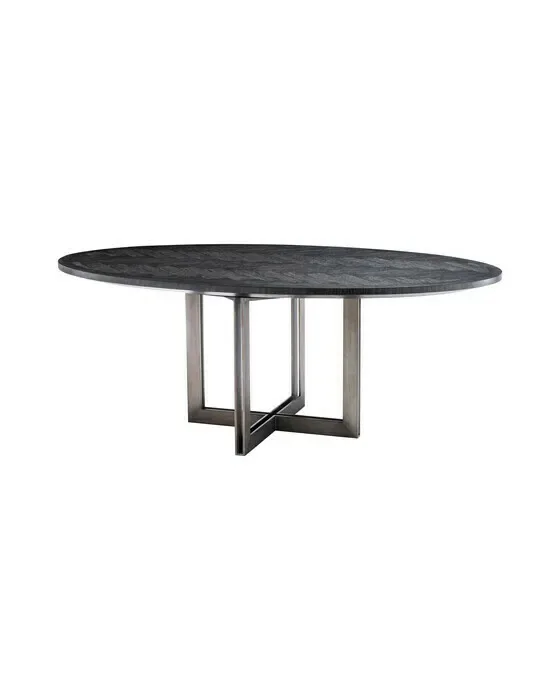 Melchior matbord oval charcoal