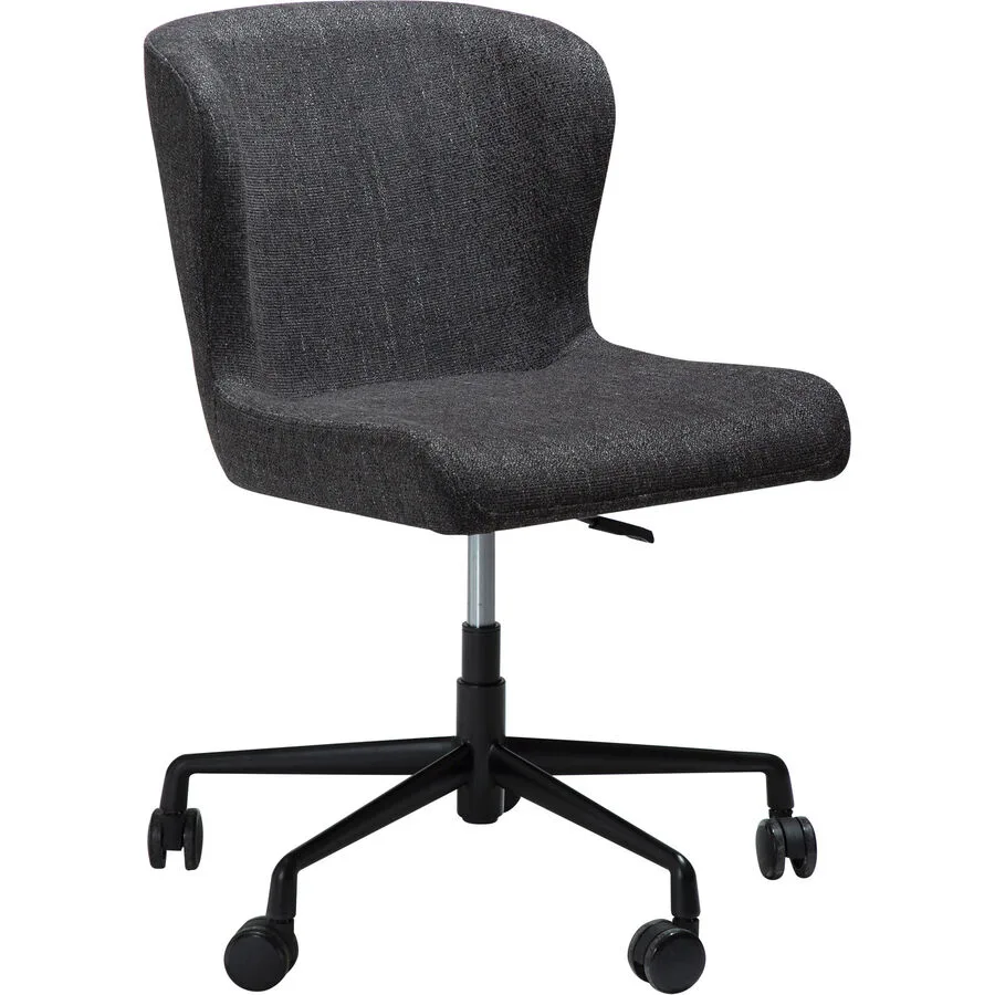 DAN-FORM Bürostuhl Glam black Stoff H 77 cm