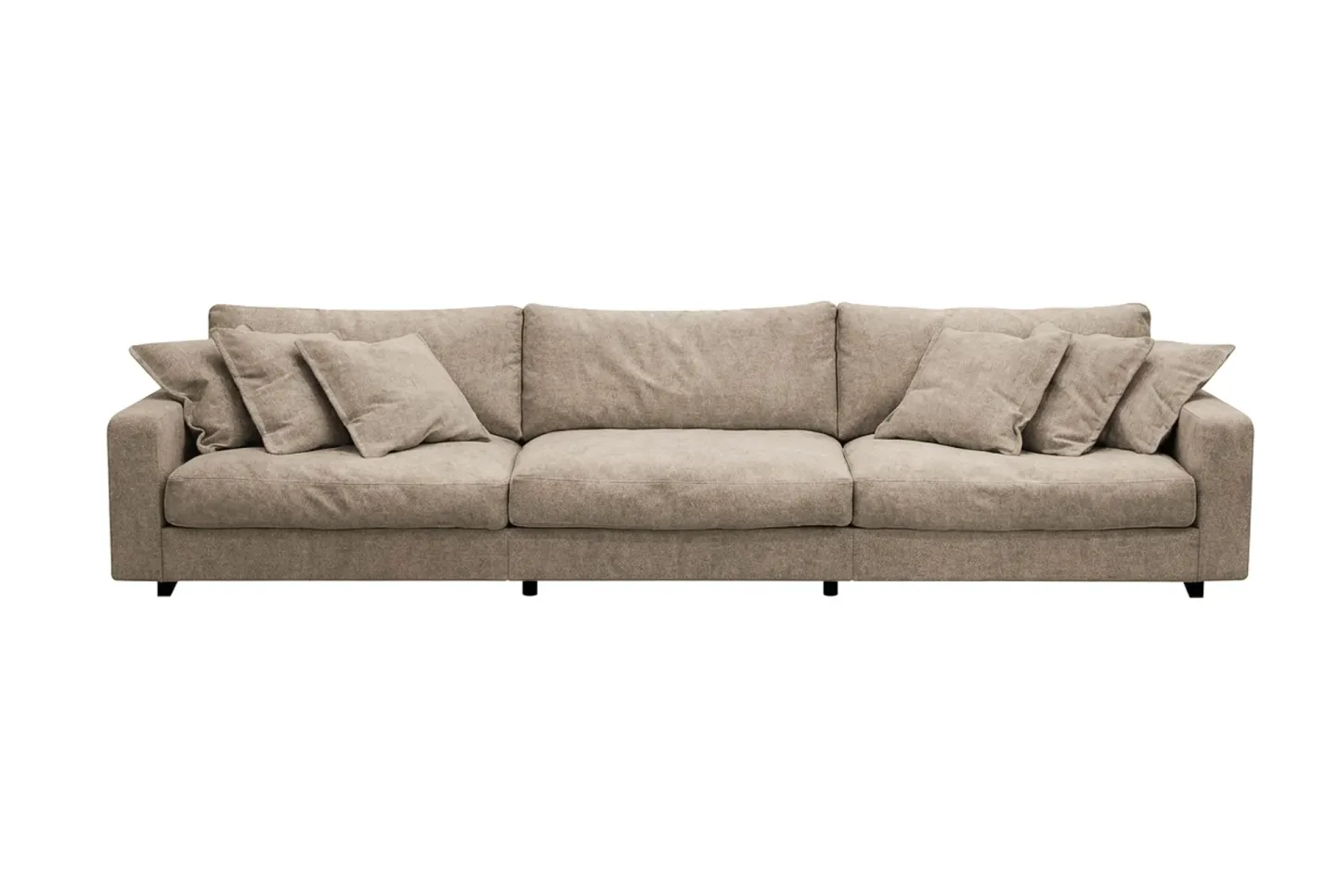 Valencia Extra Djup 5-sits Soffa i Chenille - Brun