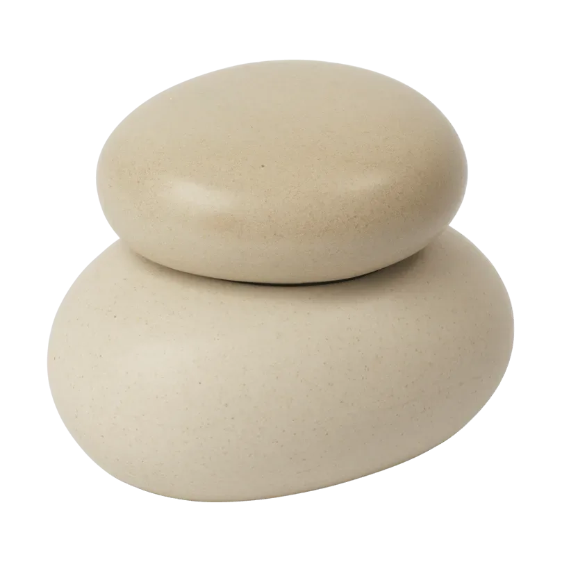 Ferm Living Pebble ask small Sand/Cream