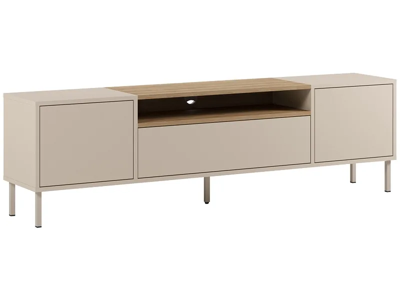 MARCKERIC TV-Möbel GOLDIE 180cm cremefarben