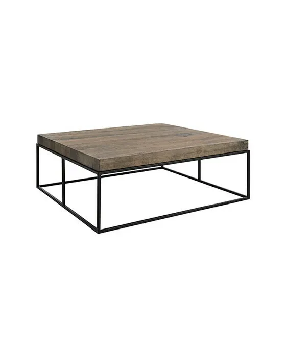 Carlisle sofabord silver back 100x100cm