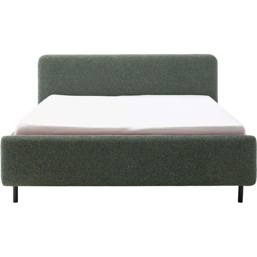 Bett Prisa Grün Stoff 180 x 200 cm
