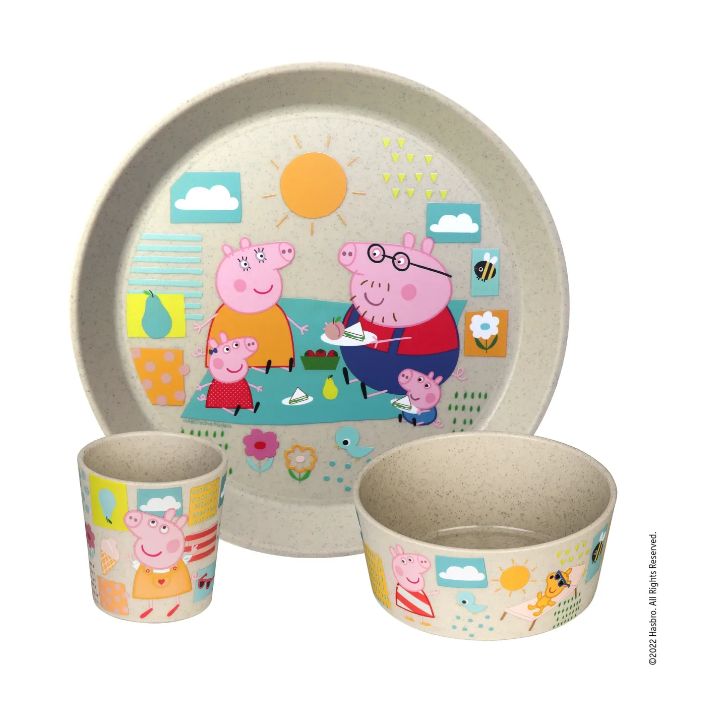 Koziol Connect Kindergeschirr 3-teilig Peppa Wutz