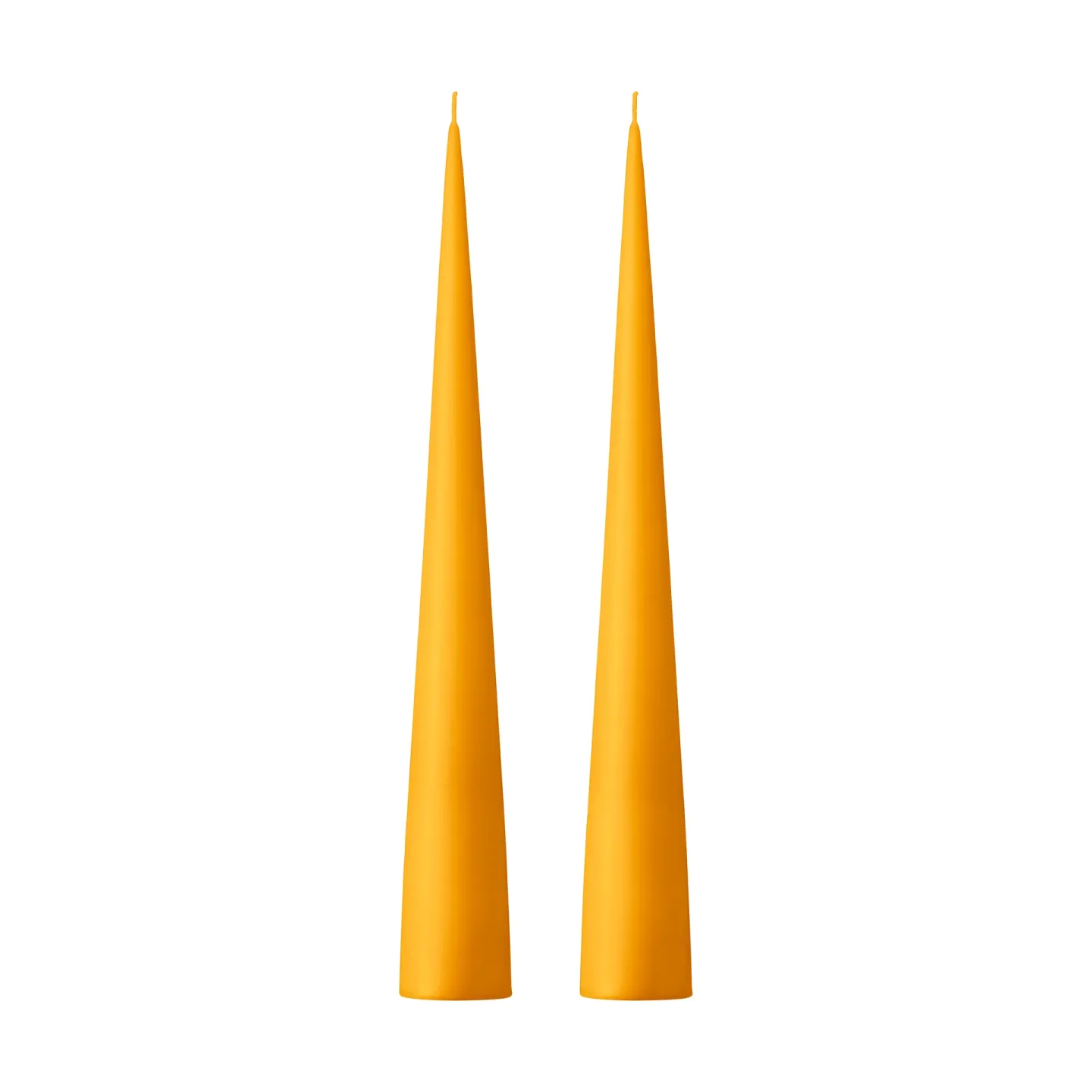 ester & erik ester & erik Kegelkerze 37cm 2er Pack matt 85 Mango