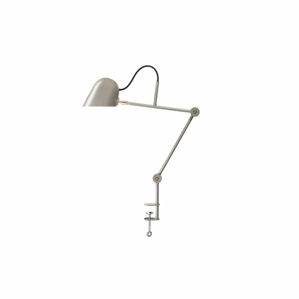 Örsjö Streck Bordslampa Klämfäste Varmgrå