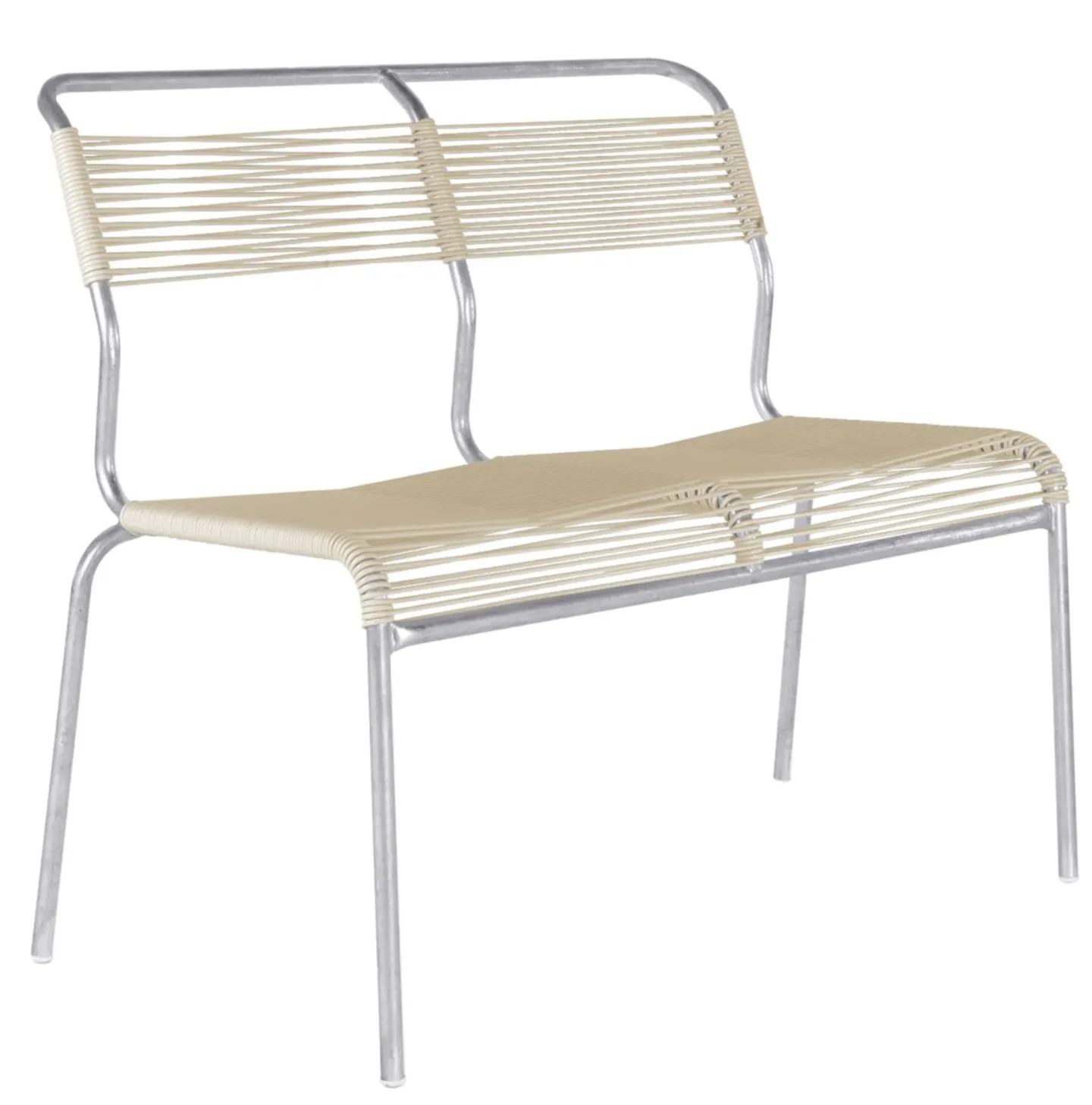 Schaffner Spaghetti-2er-Bank Säntis Feuerverzinkt Beige | Schubiger Möbel