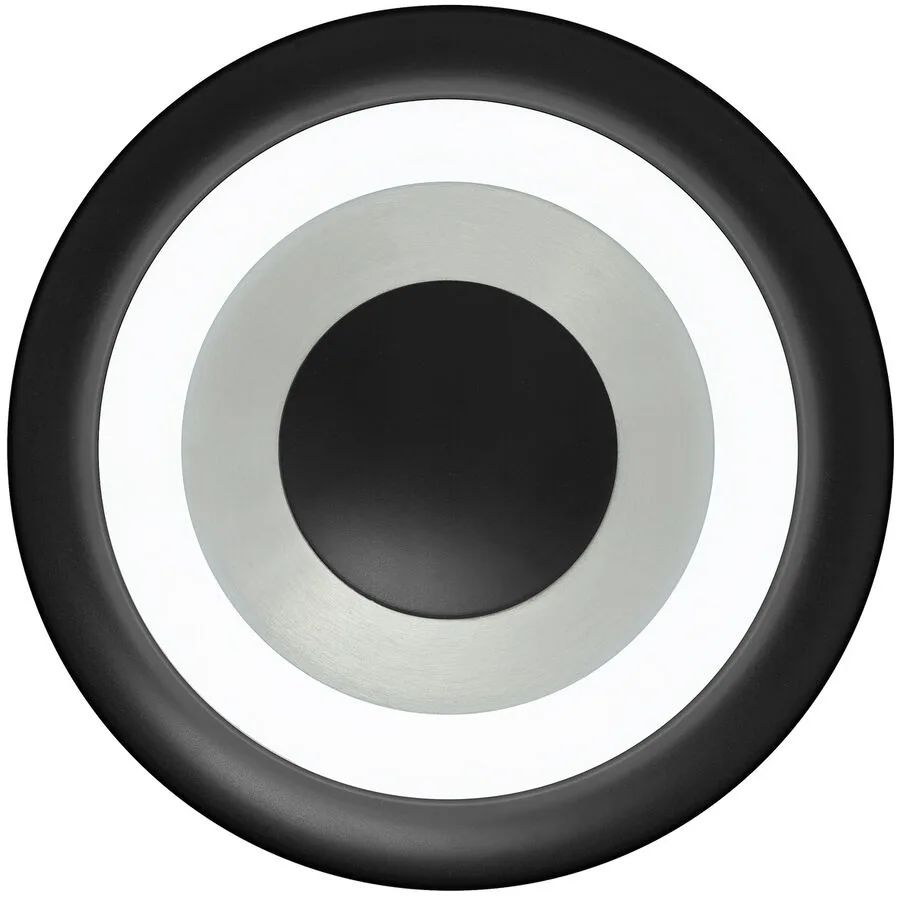 Deckenlampe Speaker Silber Aluminium/Eisen 40 cm - Farbe: Aluminium eloxiert - LED - Lichtfarbe: Extra warmweiss - Helles Neutralweiss - Deckenlampe-