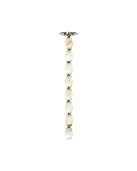 Collier Alabaster 24 Pendant Polished Nickel 2700K