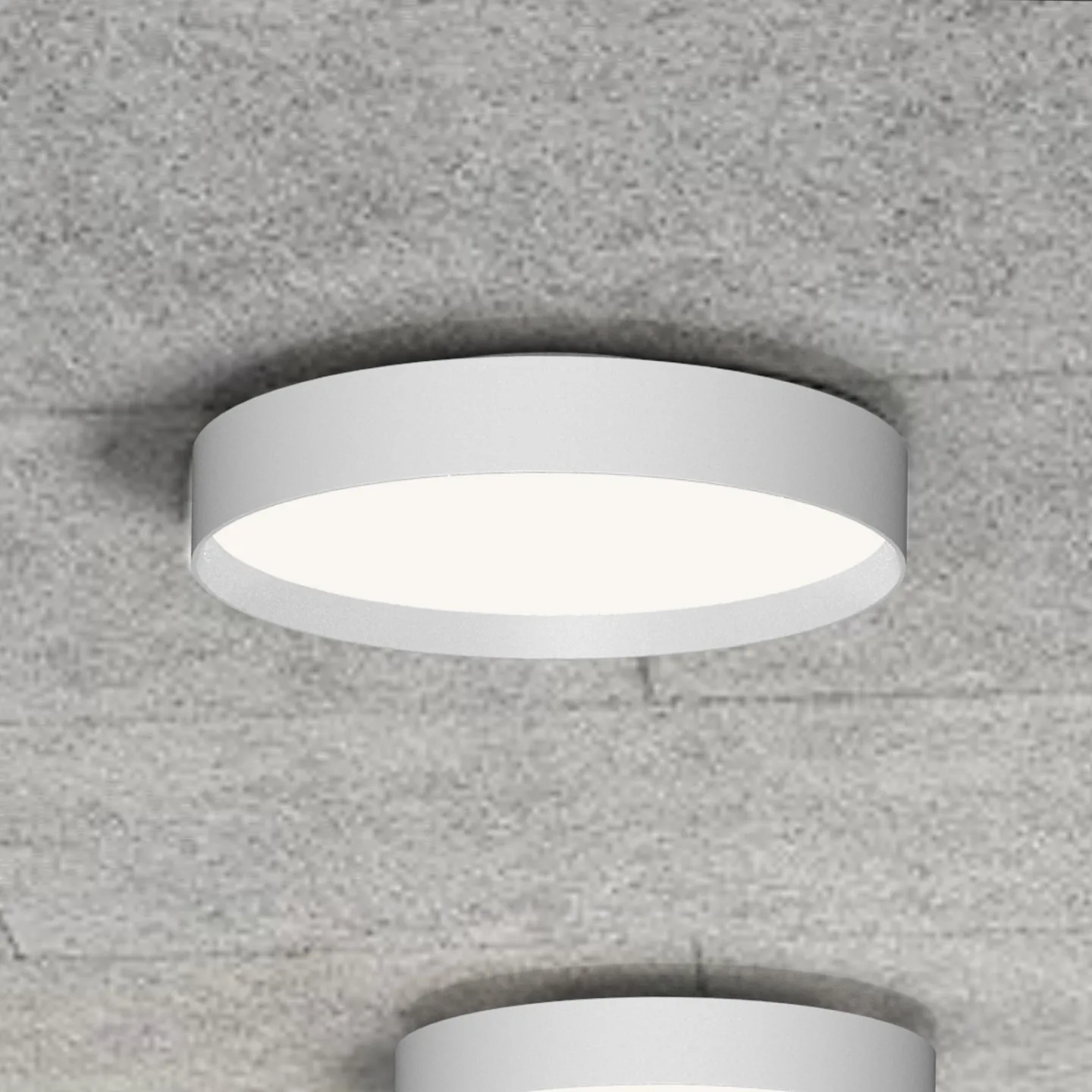 Lucia 45 Deckenleuchte White - Loom Design - Wohnzimmer - Modern - Metall - Rund