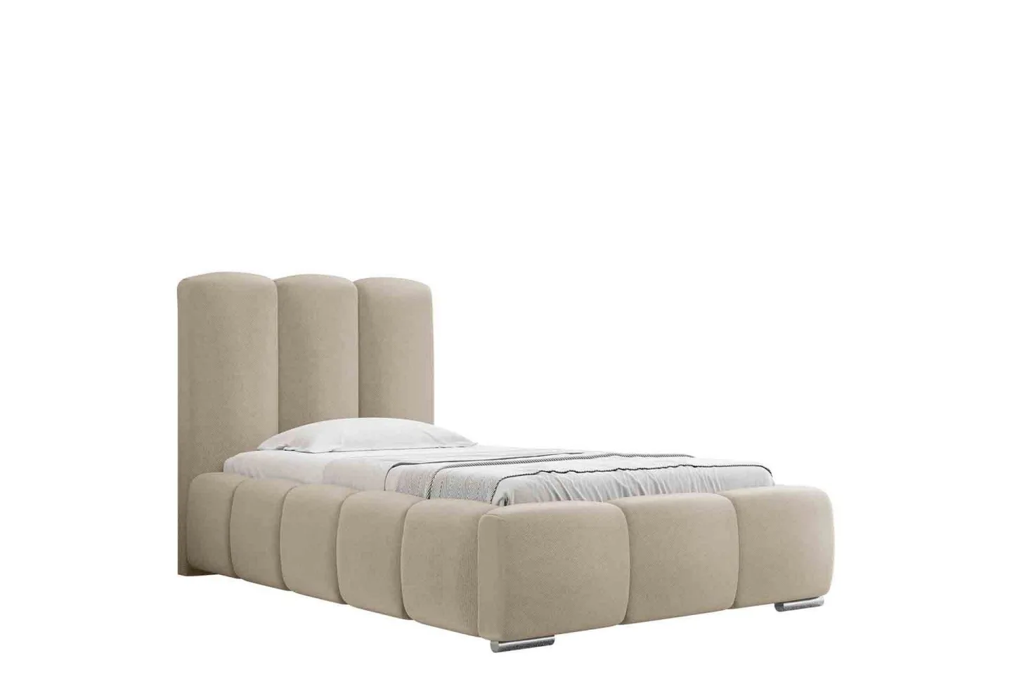 Gioia Sängram med Förvaring 90x200 cm - Beige