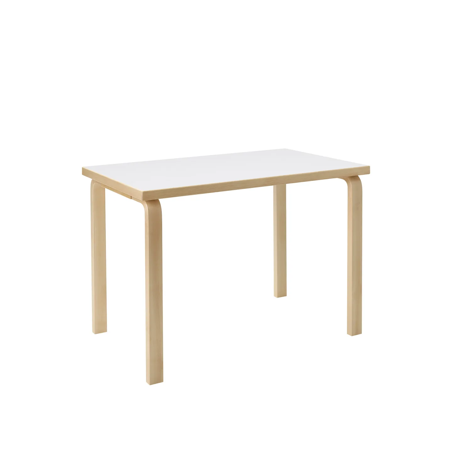 Artek - Aalto bord rektangulärt 80B vit laminat - Matbord - Alvar Aalto - Vit - Trä