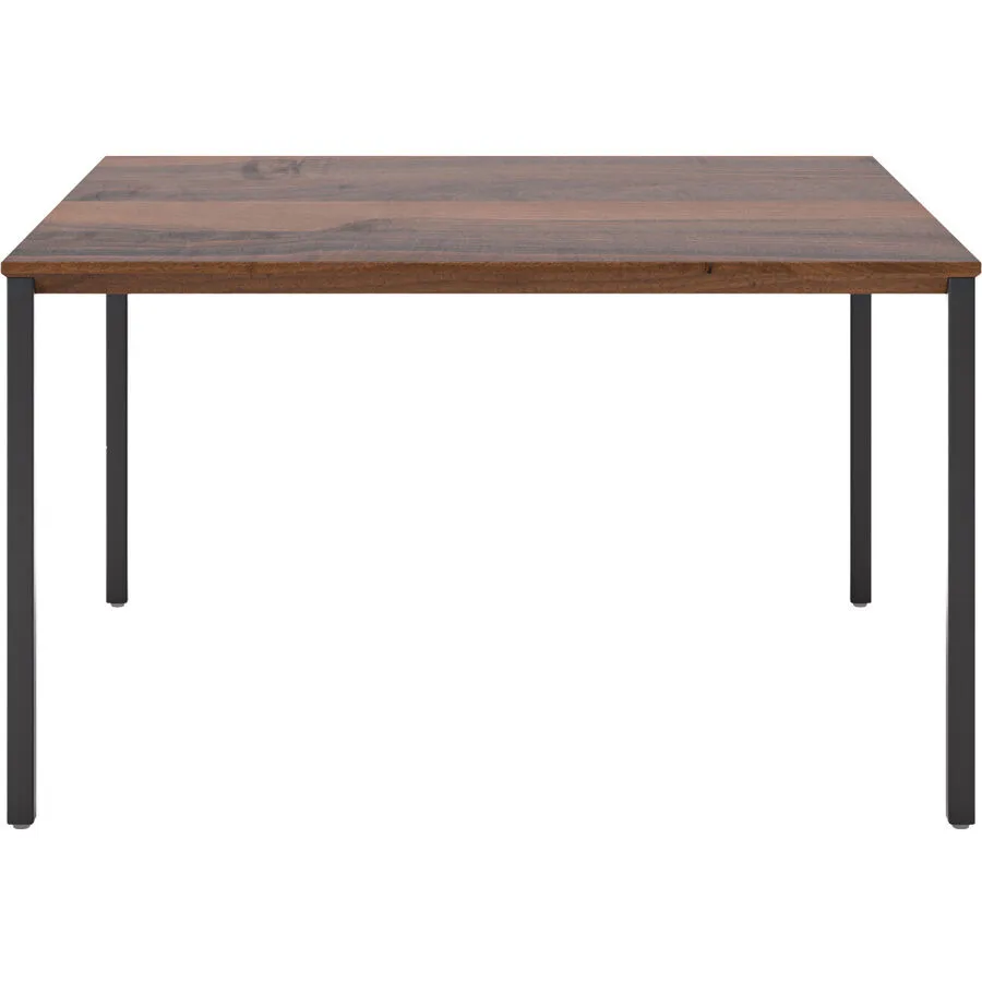 Beistelltisch Barillo Schwarz Holz 60 cm - Material: Nussbaum