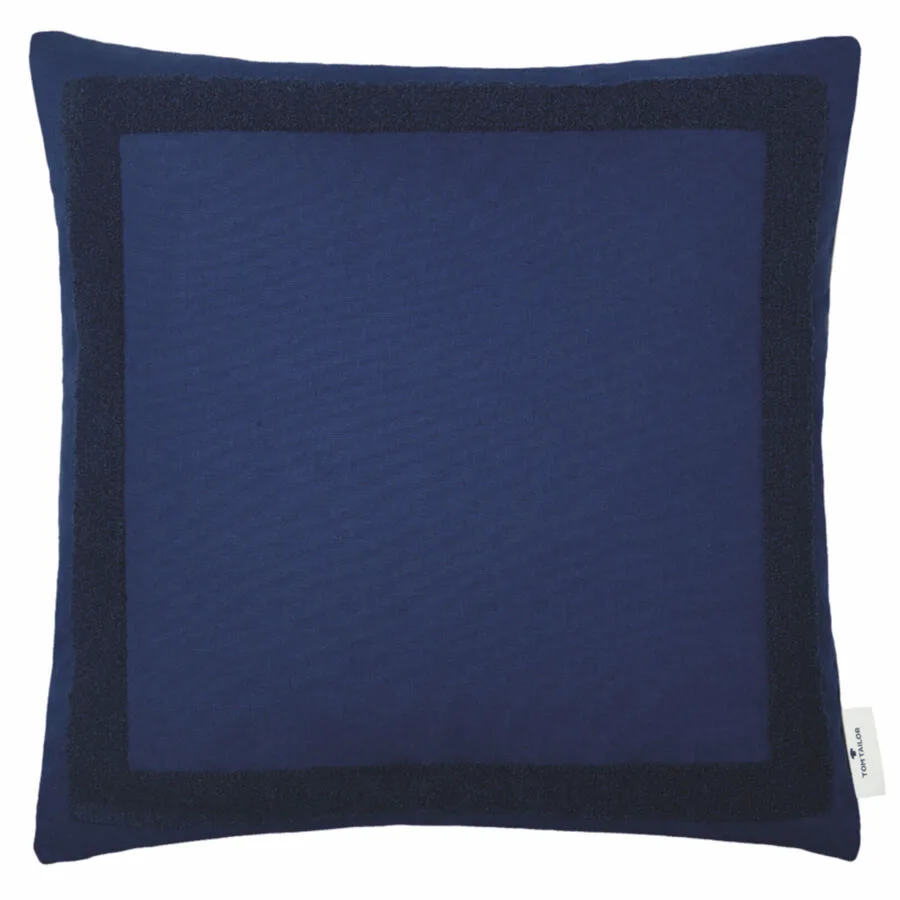 Tom Tailor Zierkissenbezug Case navy blau Polyester/Baumwolle B 45 T 45 cm