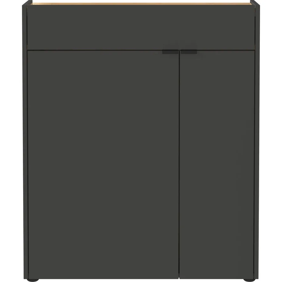 Schrank Bernadette graphit Holzwerkstoff B 82 H 102 cm