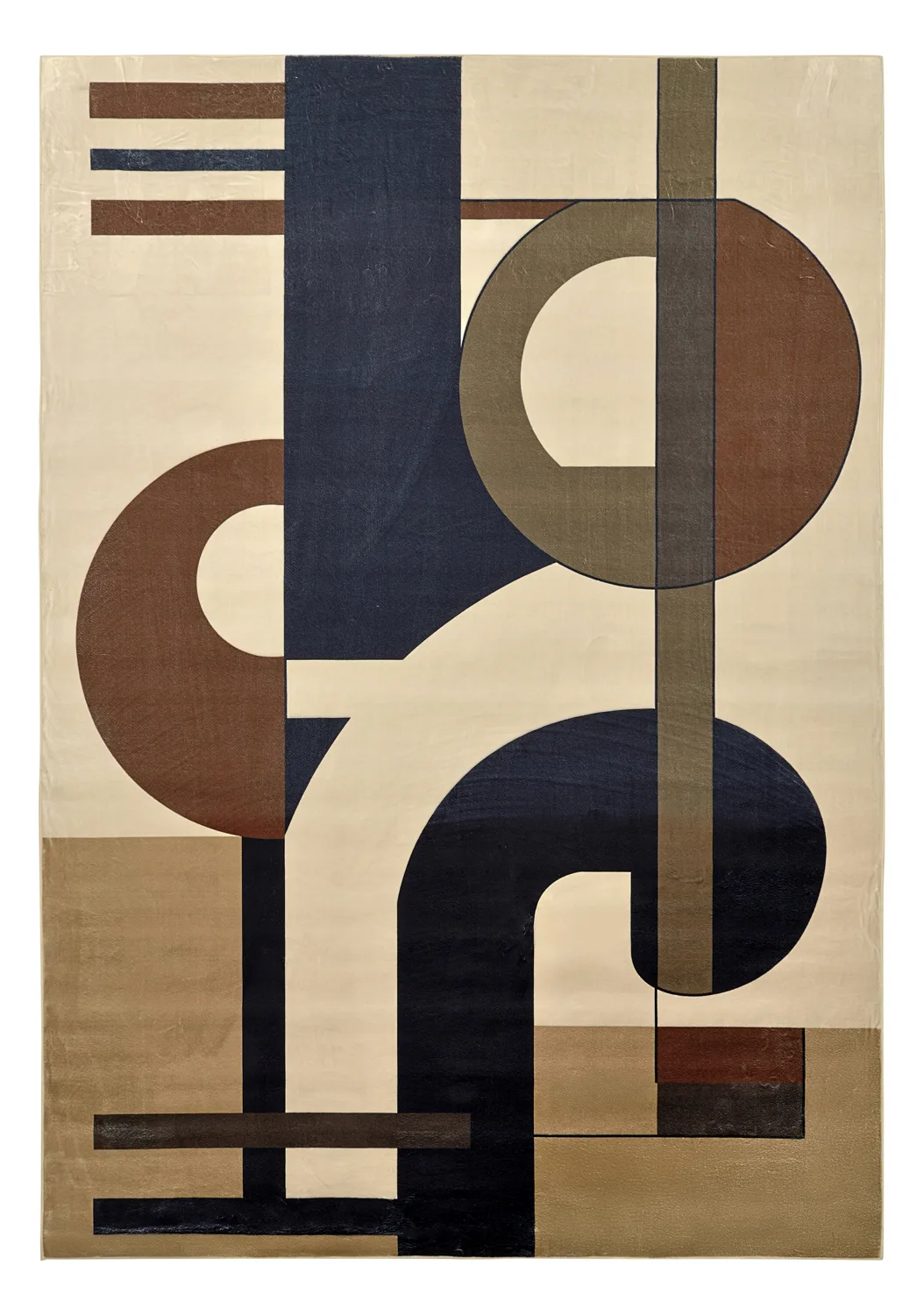 Wilton-teppe - Nysa (brun/fler) (Størrelse: 160 x 230 cm)