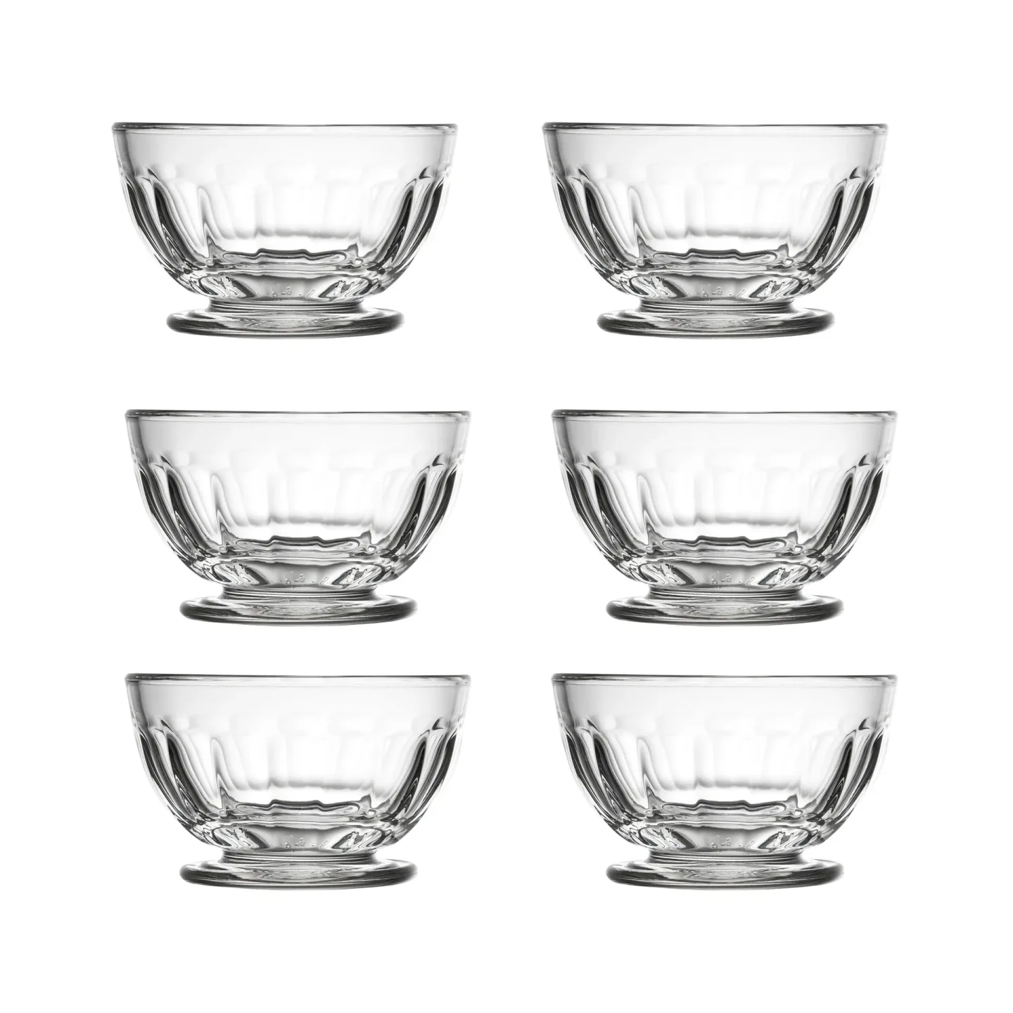 La Rochère Perigord Dessertschale klein 15 cl 6er-Pack Transparent