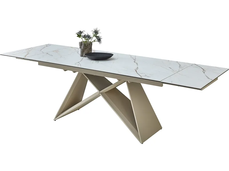 Tisch ausziehbar JAMIRO 180-220-260x90x76cm weiss
