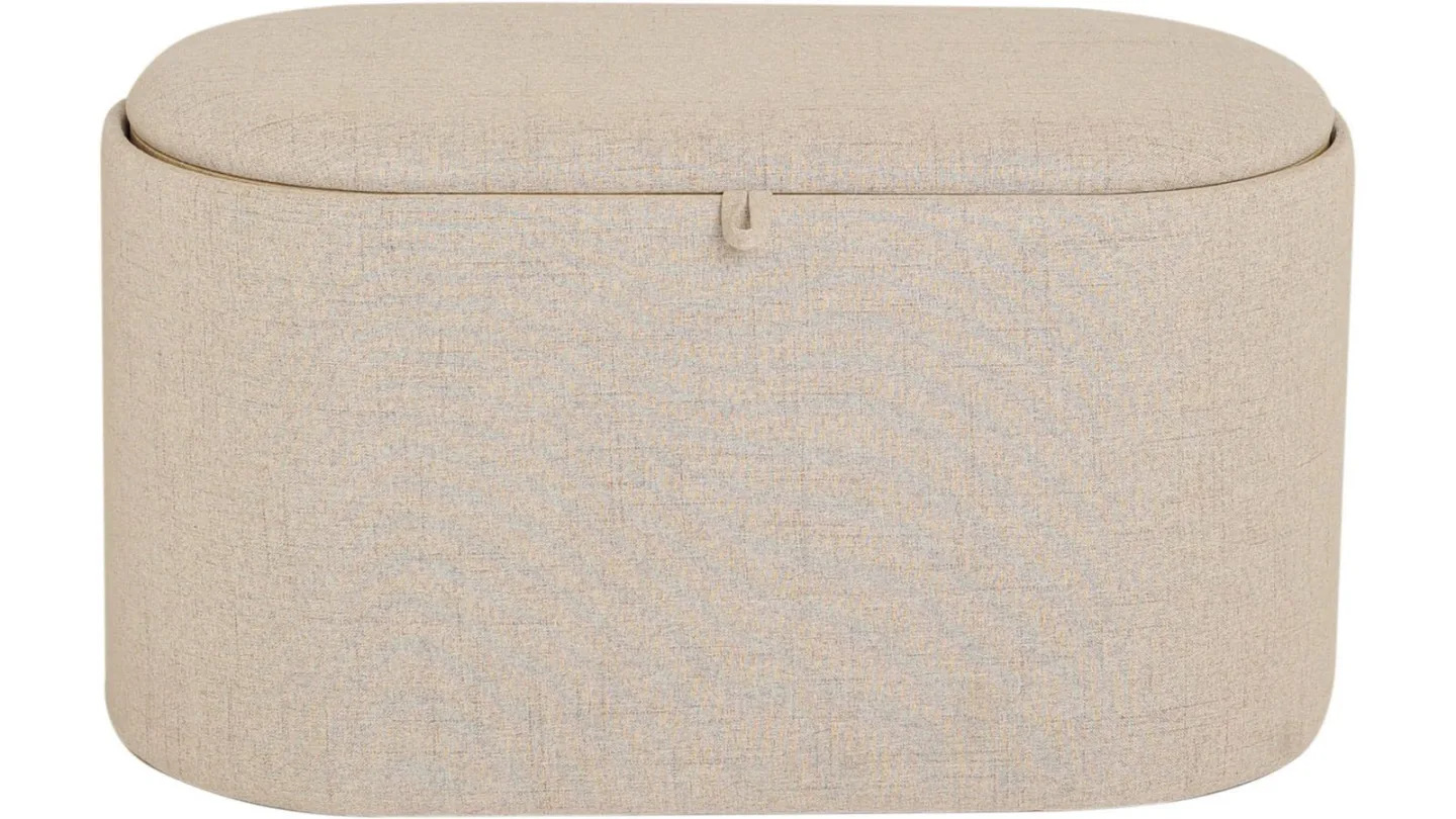 Velmira Puff 77 cm Oval - Beige