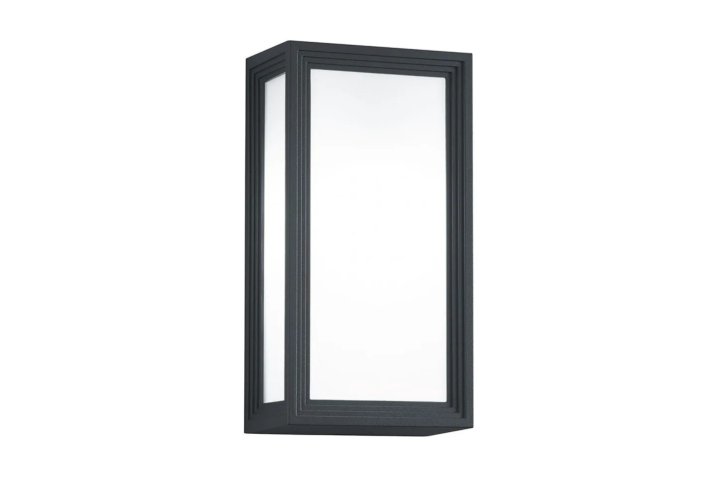 Timok LED E27 Vägglampa antracit - Antracit/Vit
