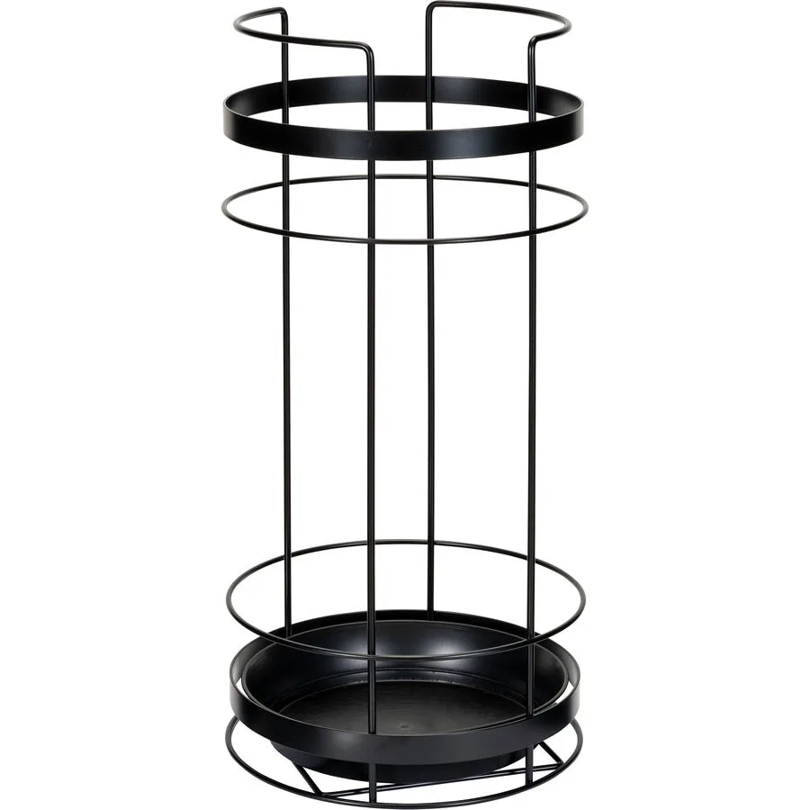Schirmständer Janique Schwarz Stahl 50.5 cm