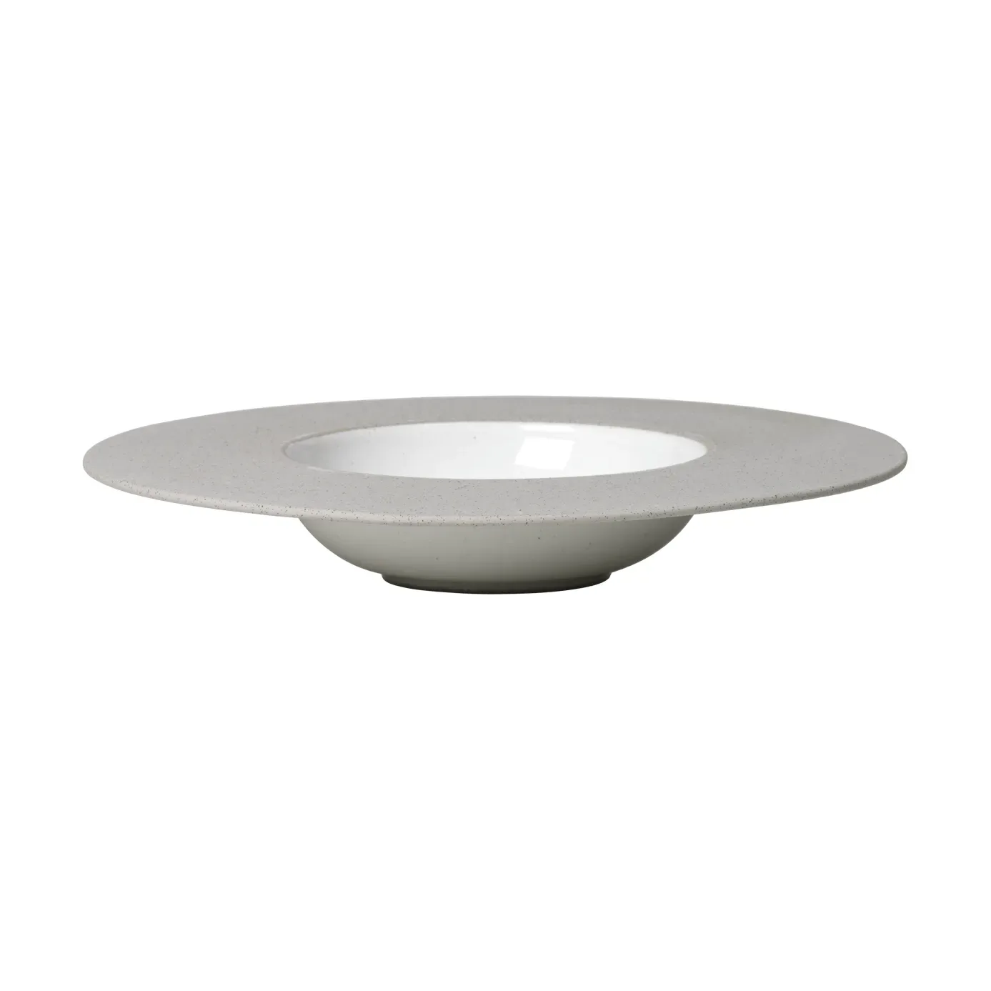Ferm Living Sonae tiefer Teller Grey-white, Ø30 cm