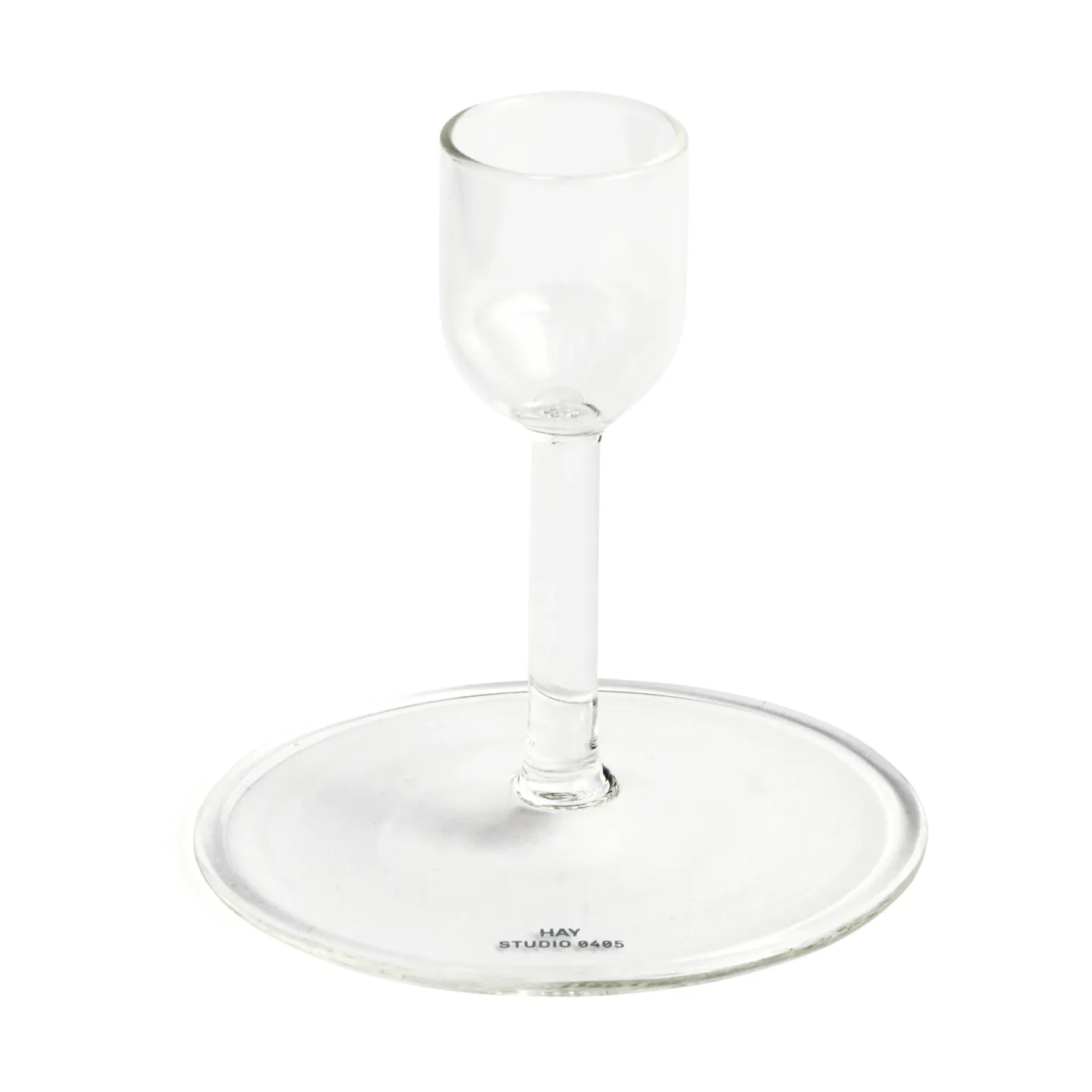 HAY Tiny Kerzenhalter straight Clear