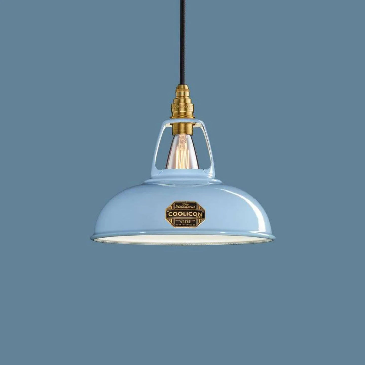 Original 1933 Design Pendelleuchte Pale Blue - Coolicon - Wohnzimmer - Metall