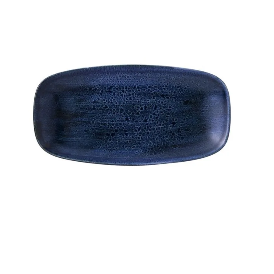 Churchill Servierplatte Stonecast ultramarin Porzellan Rechteckig B 29.8 cm