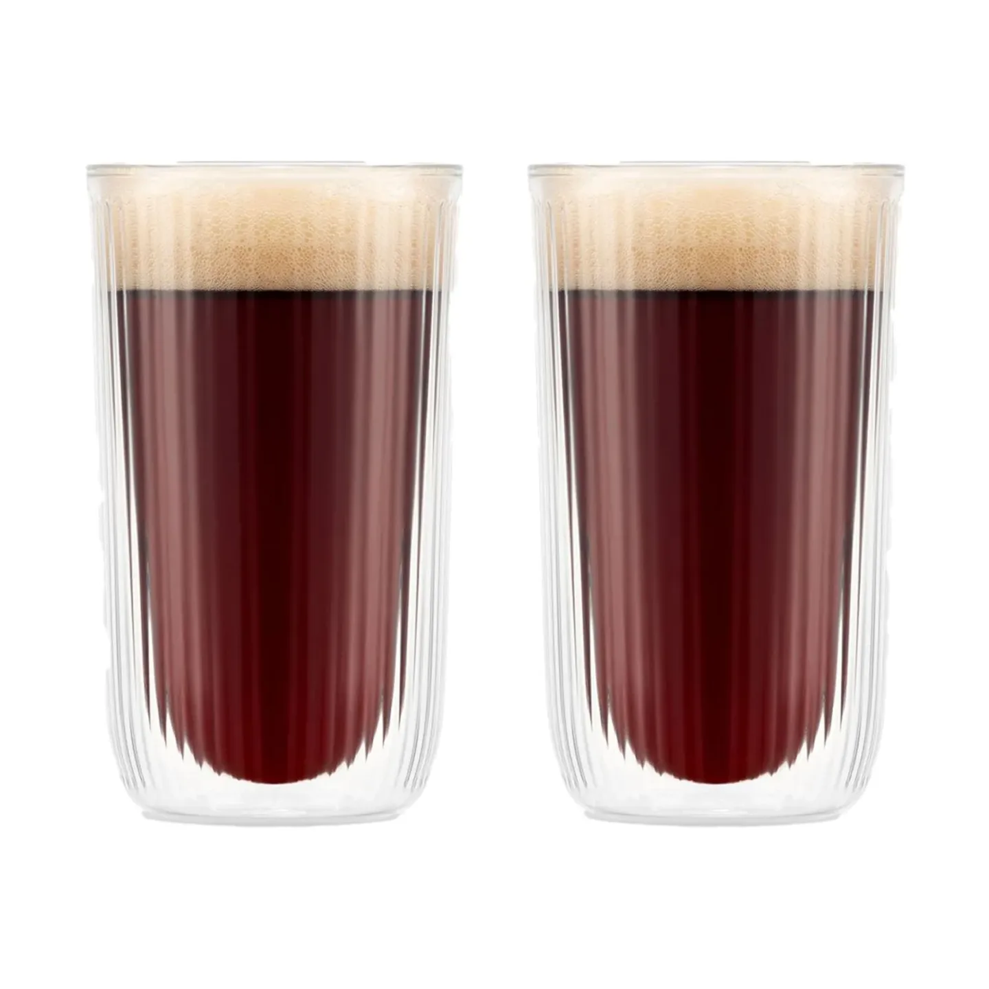 Bodum Douro doppelwandiges Bierglas 45 cl 2er-Pack Klar