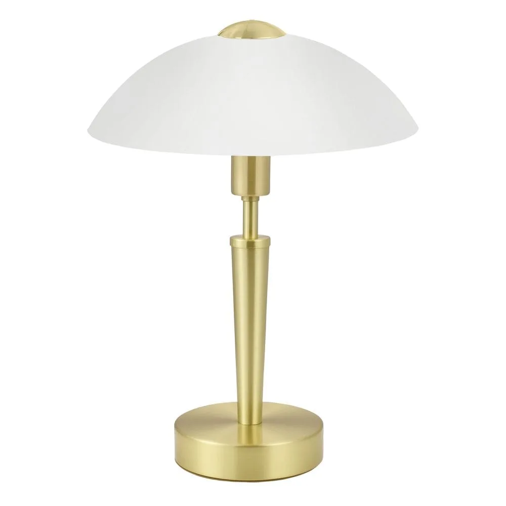 Bordslampa Solo med touch - Matt mässing