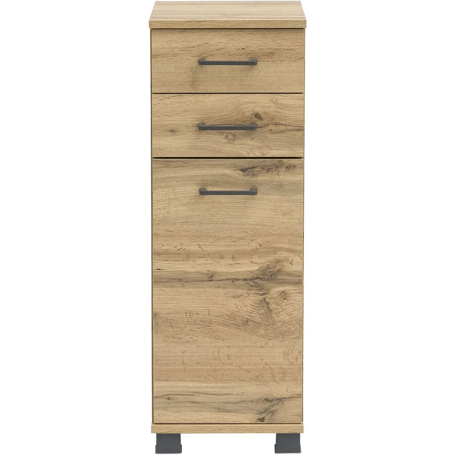 Unterschrank Swaantje eiche landhaus Holzwerkstoff B 30.3 cm T 32.6 cm H 88.1 cm