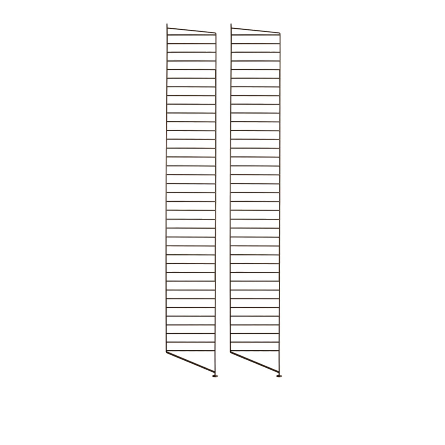 String - Golvgavel 200 x 30 cm 2-pack brun - Hyllor & Hyllsystem