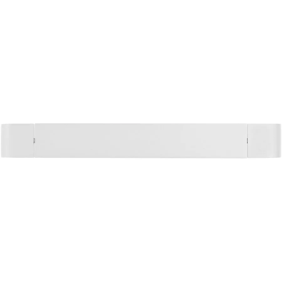 Wandlampe Box Weiss Eisen 40 cm - LED - Lichtfarbe: Extra warmweiss - LED Energiesparlampen