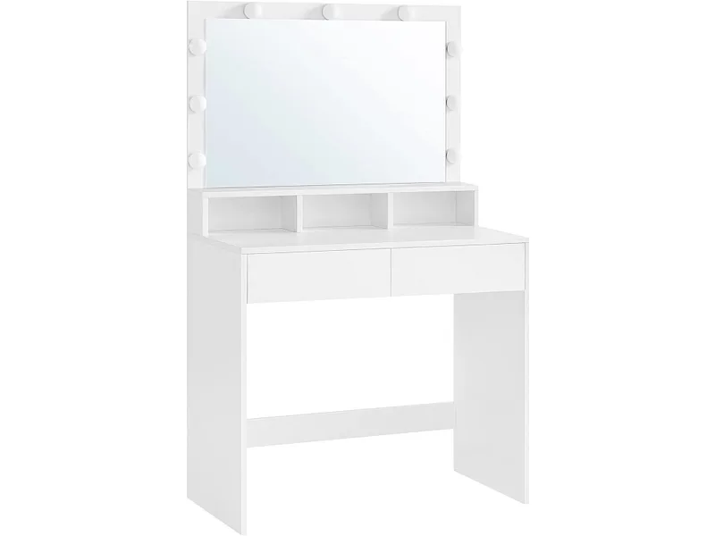 Frisierkommode SONGMICS CRUSH 40x80x140cm weiss