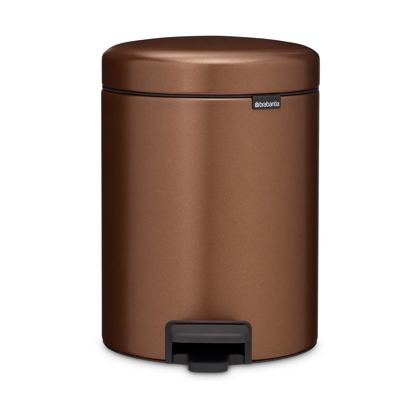 Brabantia New Icon Treteimer 5 Liter Warm Bronze
