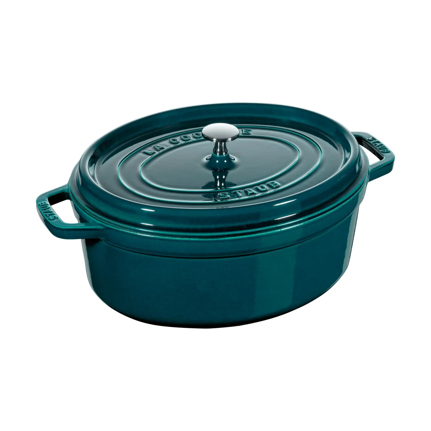 STAUB Staub La Cocotte ovaler Topf Gusseisen 8 L La Mer