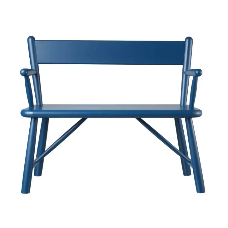 FDB Møbler P11 barnbänk Beech blue painted
