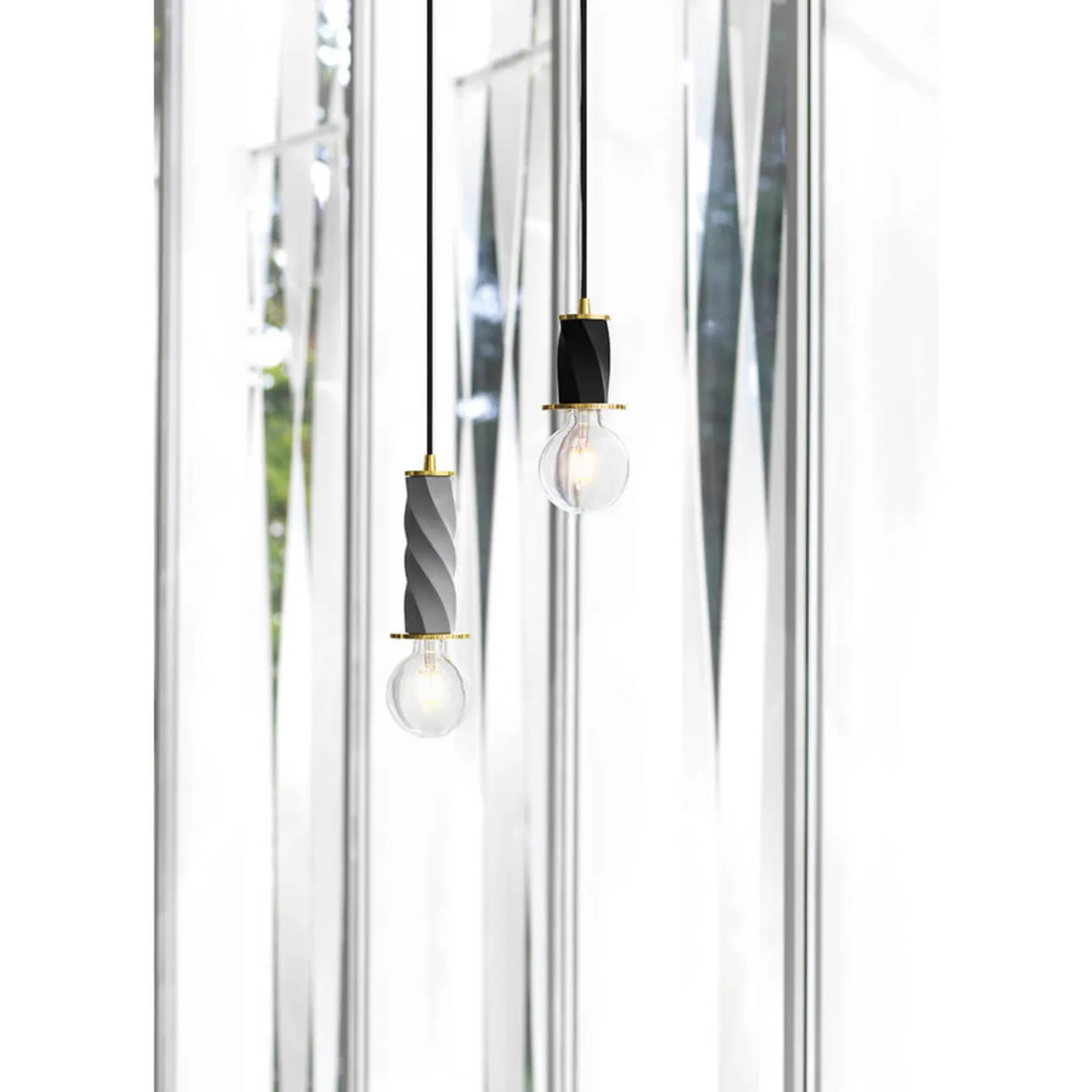 Bon Hängelampe, grau, Ø 9 cm - Tivoli by Normann Copenhagen - Wohnzimmer - Metall