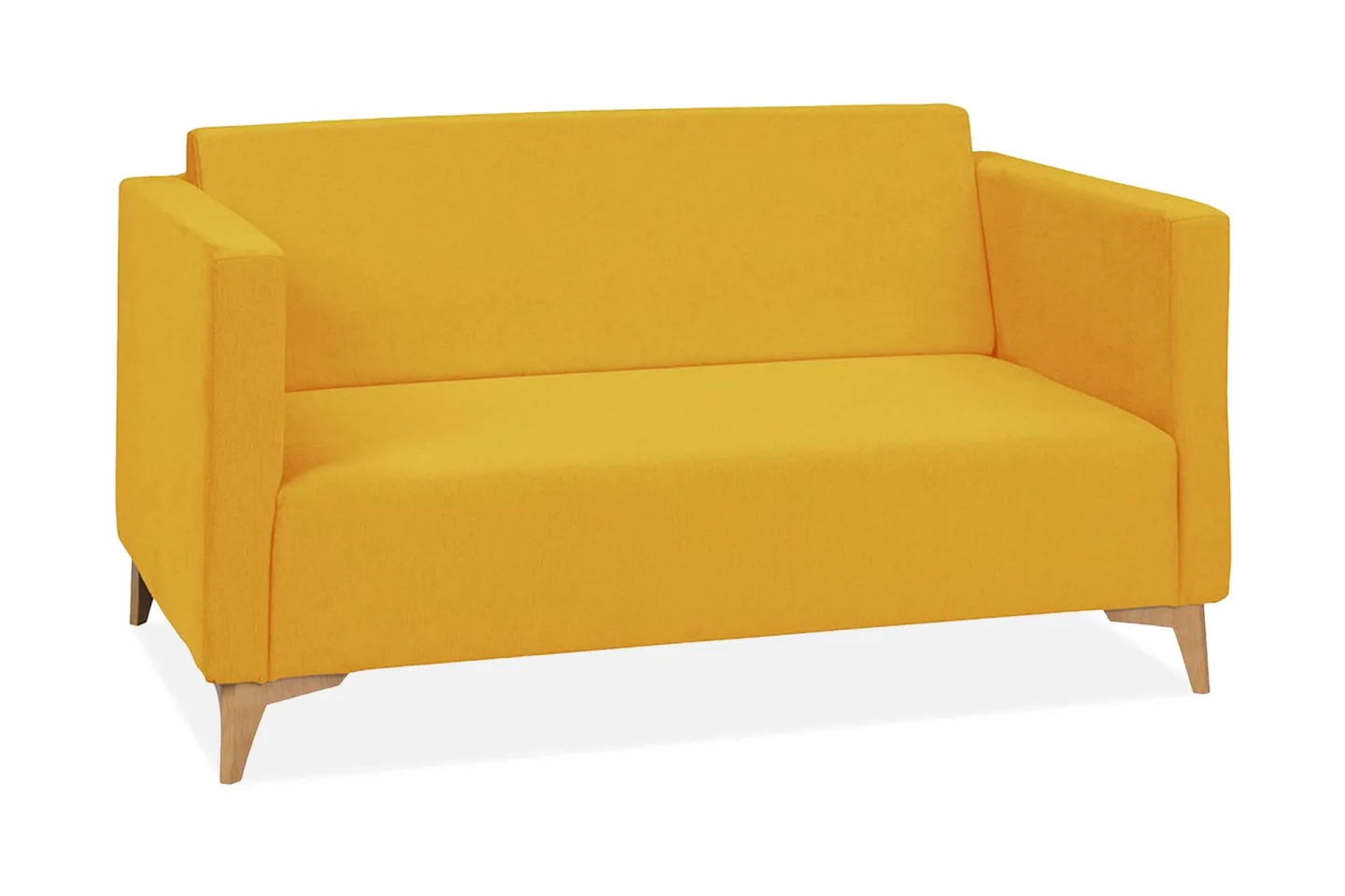 Szafir 2-sits Soffa 82x136 cm - Gul