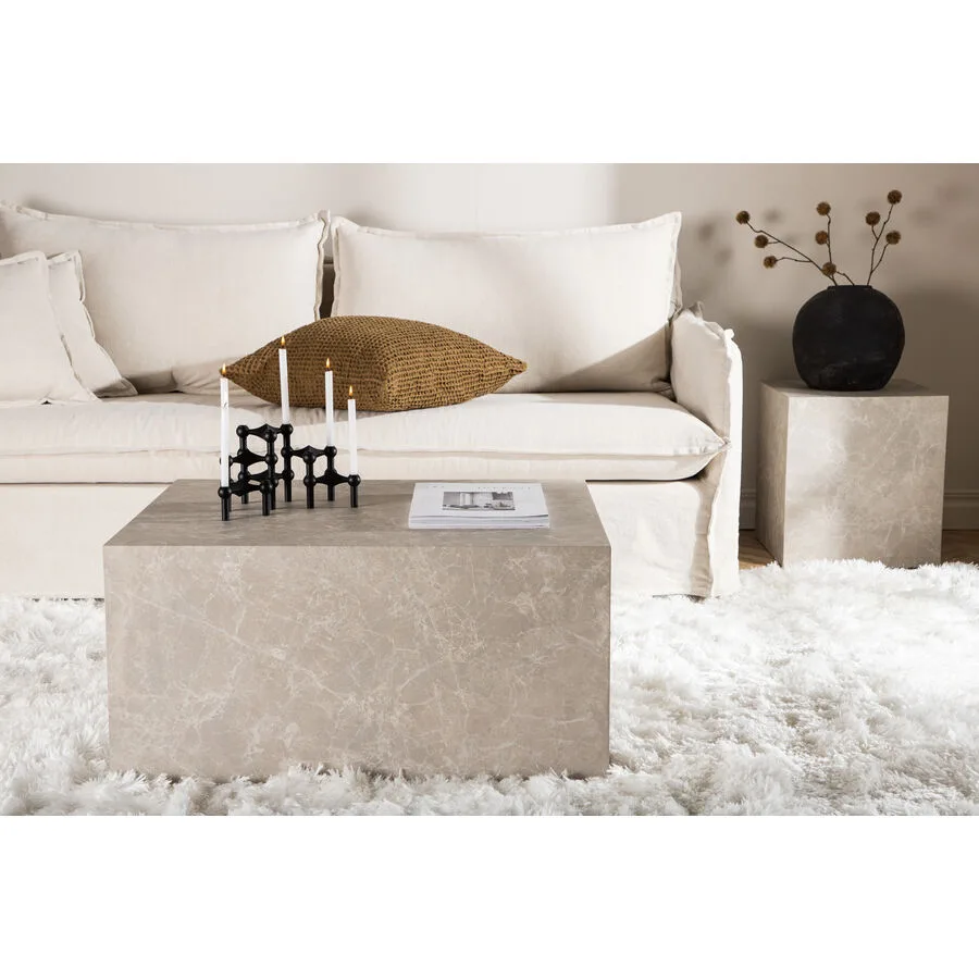 Salontisch Yalar Beige MDF B 60 cm