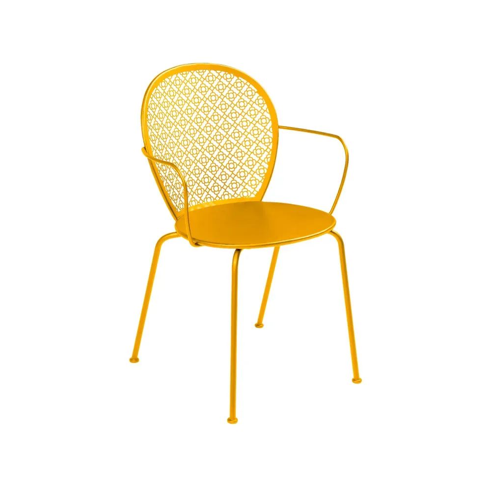Fermob Lorette karmstol Honey (gul)