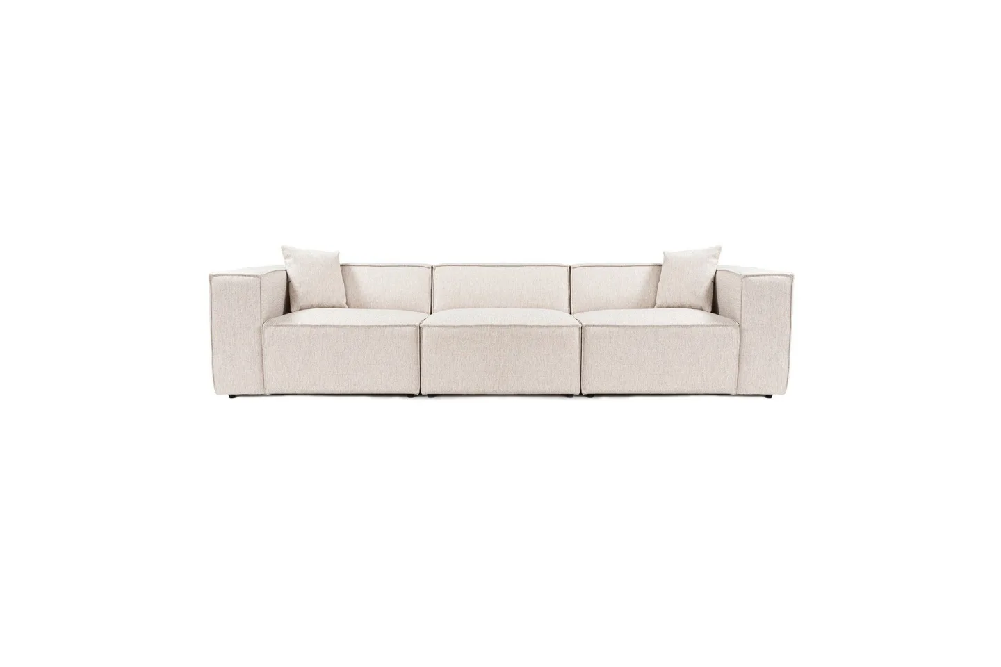 Kaolins Soffa 3-sits - Ljusbrun