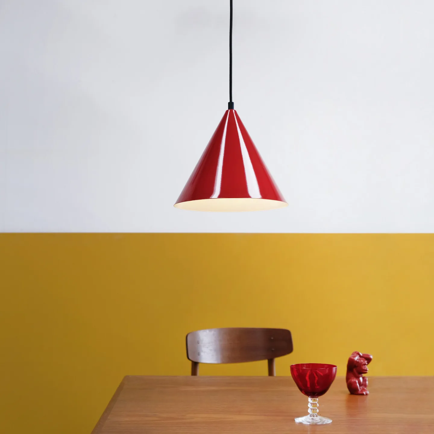 Ron Pendelleuchte Dark Red - Dyberg Larsen - Wohnzimmer - Skandinavisch - Metall - Einflammig