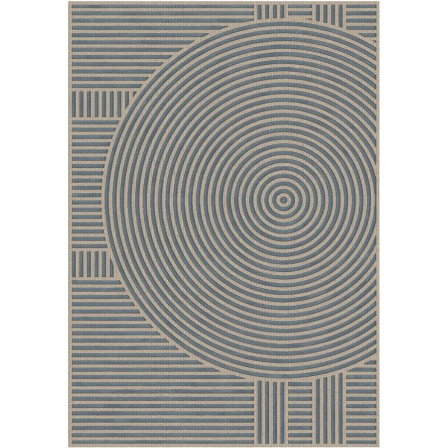 Teppich Lana Grau, Beige Architektonisch Wolle, Polyamid 120 x 170 cm