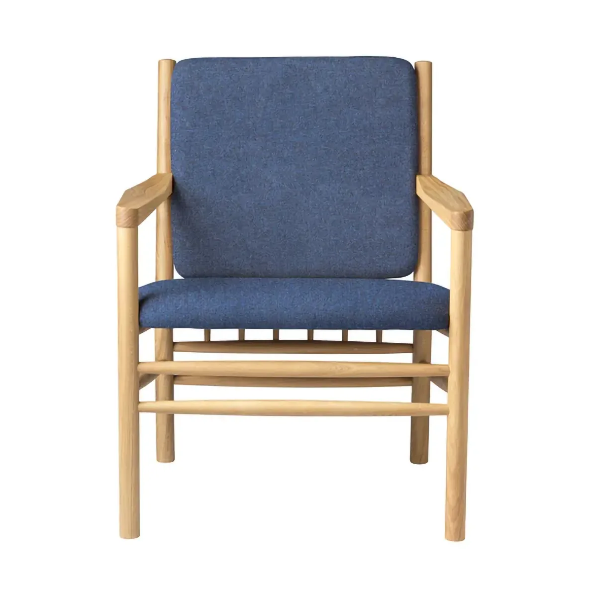 FDB Møbler J147 Sessel Oak lacquered-dark blue