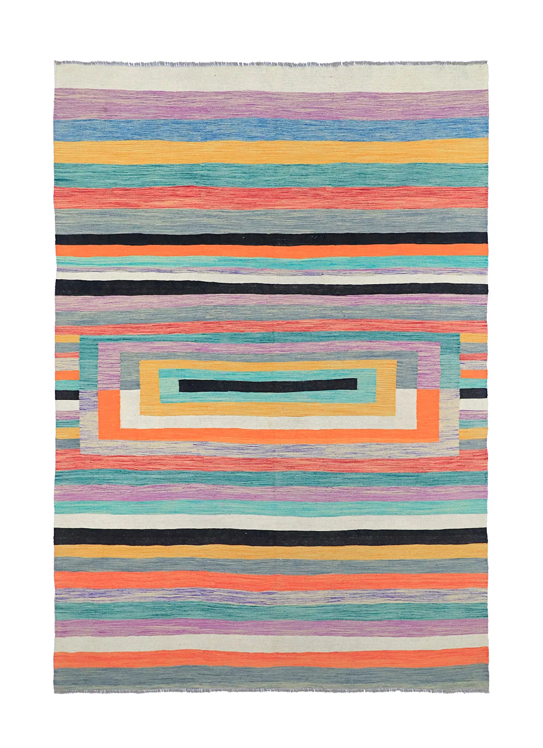 Orientalsk Teppe - Kelim Hand Woven - 209 x 298 cm (Størrelse: 209 x 298 cm)