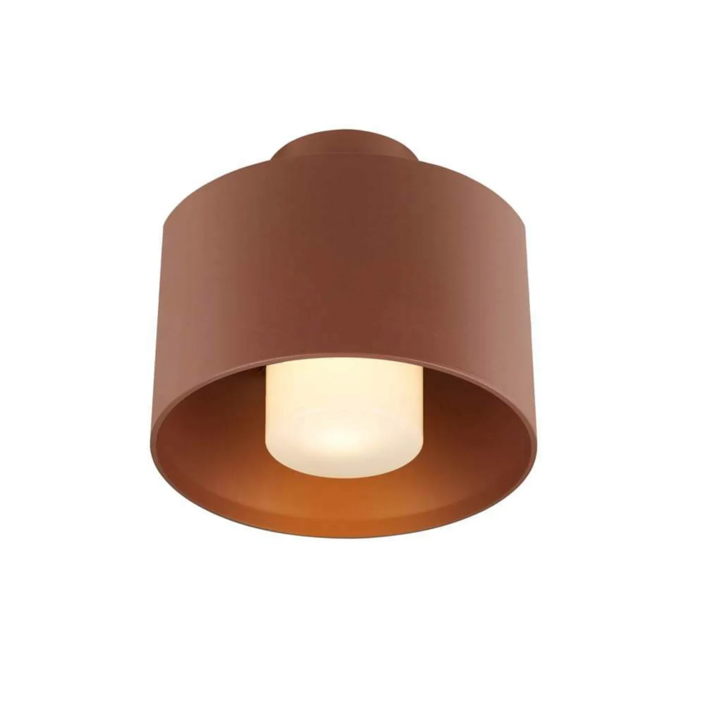 Photoni Cyl udendørs loftlampe, cylindrisk rustfarvet – SLV - Terrasse - Aluminium